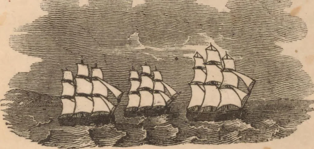 An illustration from The tales of Peter Parley about America : with engravings, 1827, leaf 110
