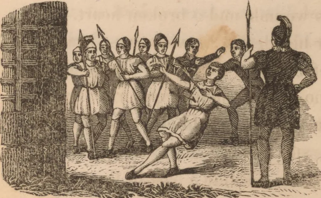 An illustration from The tales of Peter Parley about America : with engravings, 1827, leaf 124