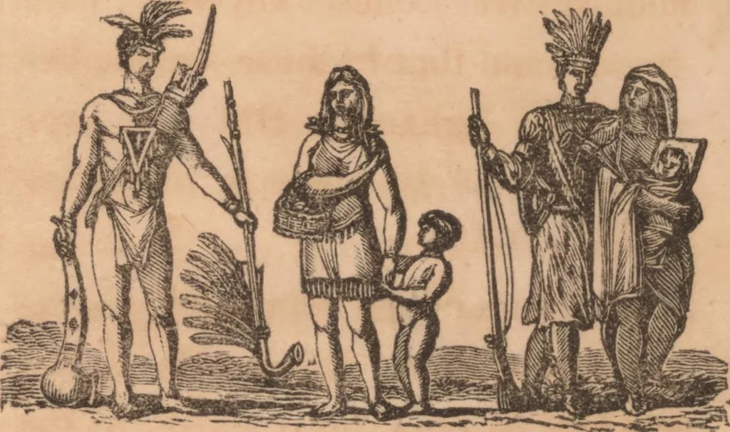 An illustration from The tales of Peter Parley about America : with engravings, 1827, leaf 16