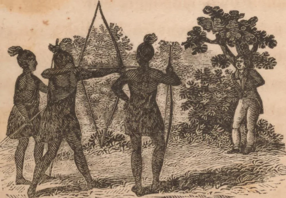 An illustration from The tales of Peter Parley about America : with engravings, 1827, leaf 181