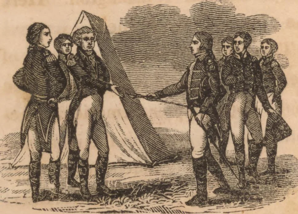 An illustration from The tales of Peter Parley about America : with engravings, 1827, leaf 203