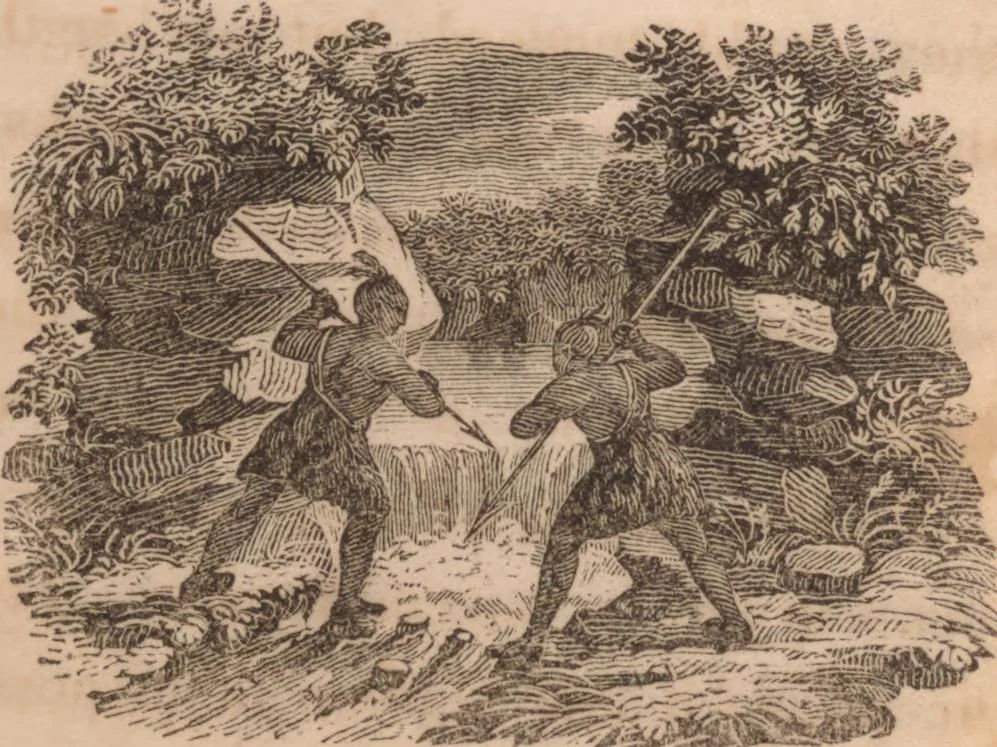 An illustration from The tales of Peter Parley about America : with engravings, 1827, leaf 43