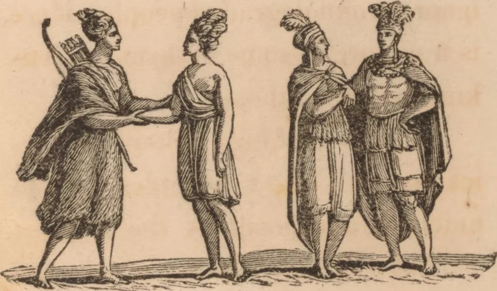 An illustration from The tales of Peter Parley about America : with engravings, 1827, leaf 82