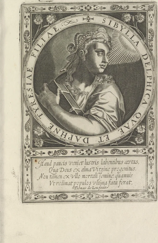 An illustration from XII sibyllae, ordine, inscriptione & forma elegantiori quàm antehac vmquam, 1600, leaf 14
