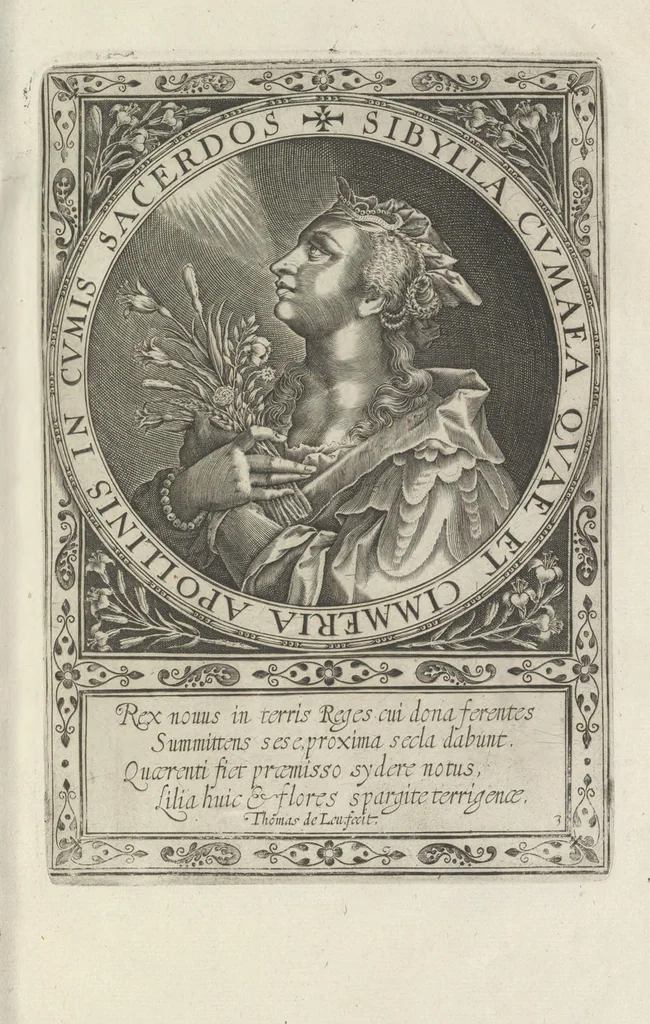 An illustration from XII sibyllae, ordine, inscriptione & forma elegantiori quàm antehac vmquam, 1600, leaf 22
