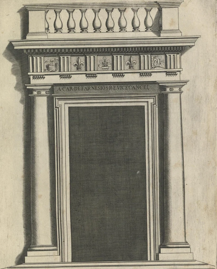 An illustration from Regola delli cinqve ordini d'architettvra,, 1635, leaf 72