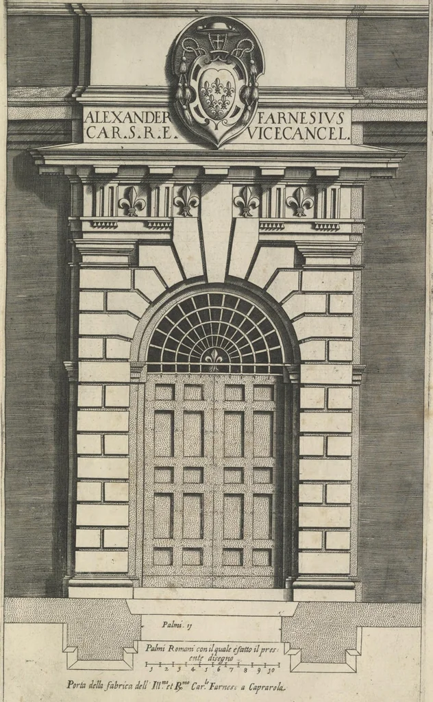 An illustration from Regola delli cinqve ordini d'architettvra,, 1635, leaf 80