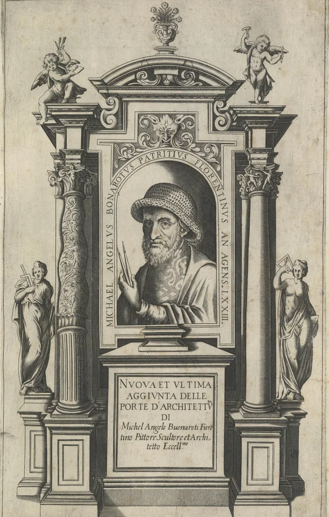 An illustration from Regola delli cinqve ordini d'architettvra,, 1635, leaf 82