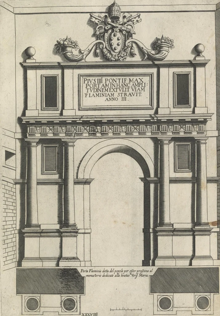 An illustration from Regola delli cinqve ordini d'architettvra,, 1635, leaf 84
