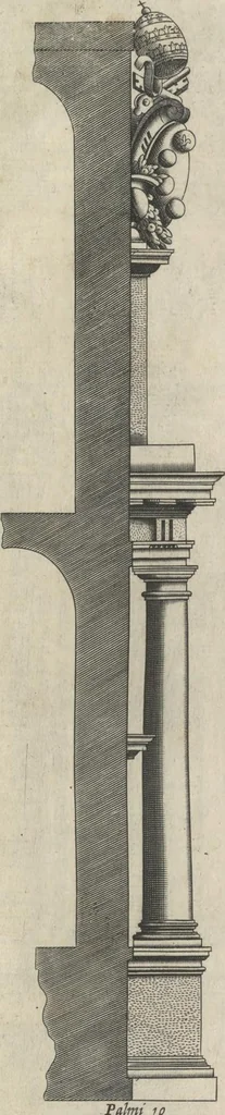 An illustration from Regola delli cinqve ordini d'architettvra,, 1635, leaf 86