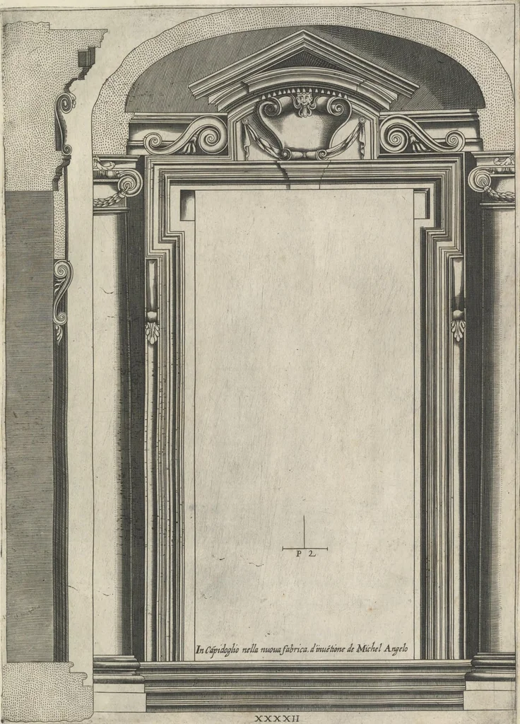 An illustration from Regola delli cinqve ordini d'architettvra,, 1635, leaf 90