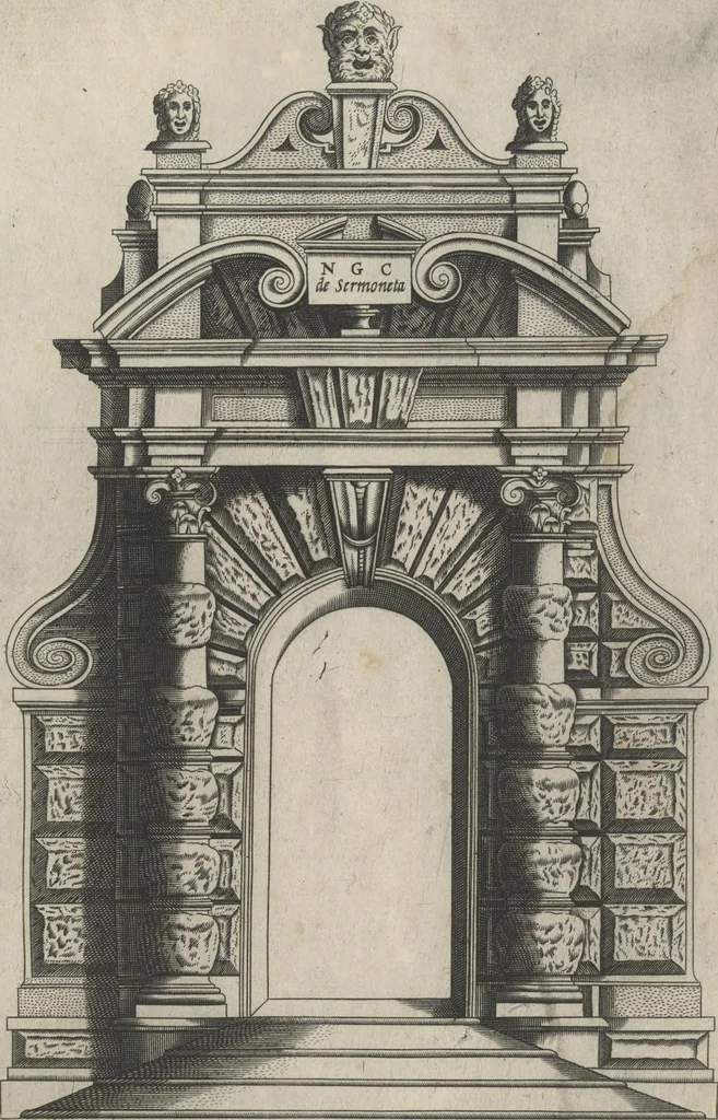 An illustration from Regola delli cinqve ordini d'architettvra,, 1635, leaf 94