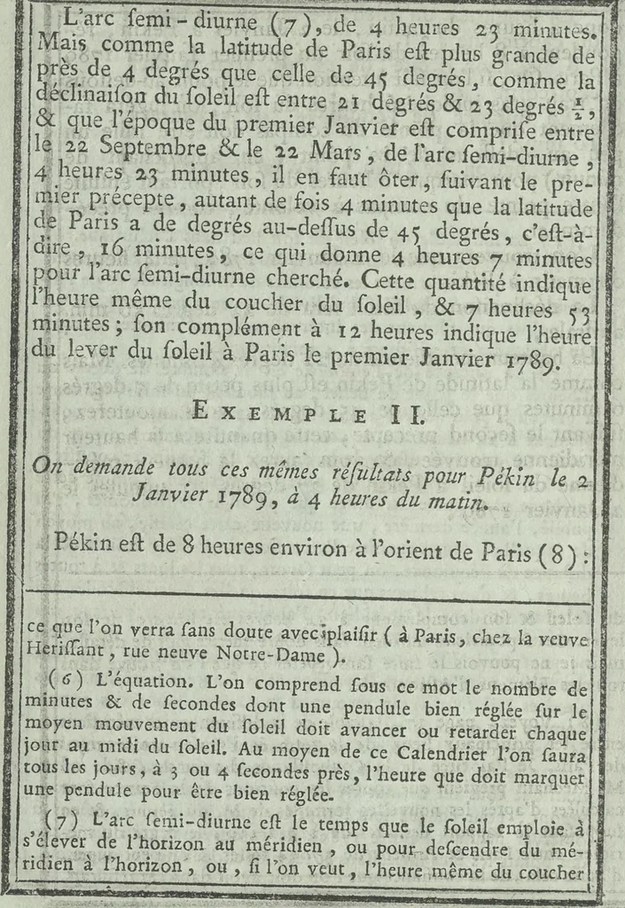 An illustration from Calendrier solaire, perpétuel et universel, 1789, leaf 17