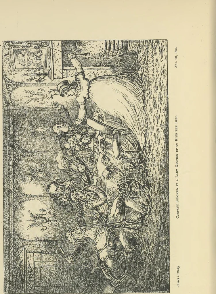 An illustration from James Gillray / / by Harry Thornber., 1890, leaf 43