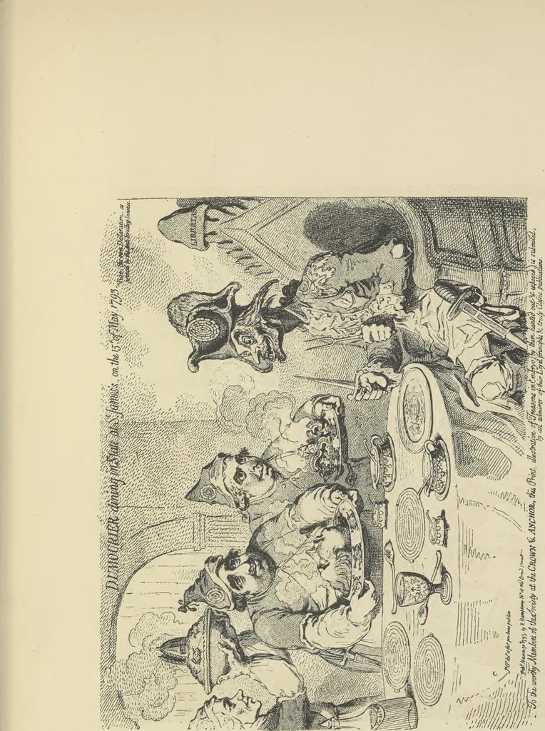 An illustration from James Gillray / / by Harry Thornber., 1890, leaf 48