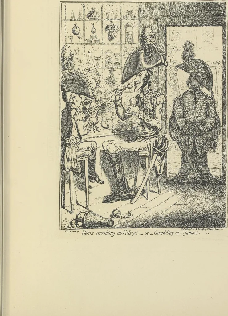 An illustration from James Gillray / / by Harry Thornber., 1890, leaf 52