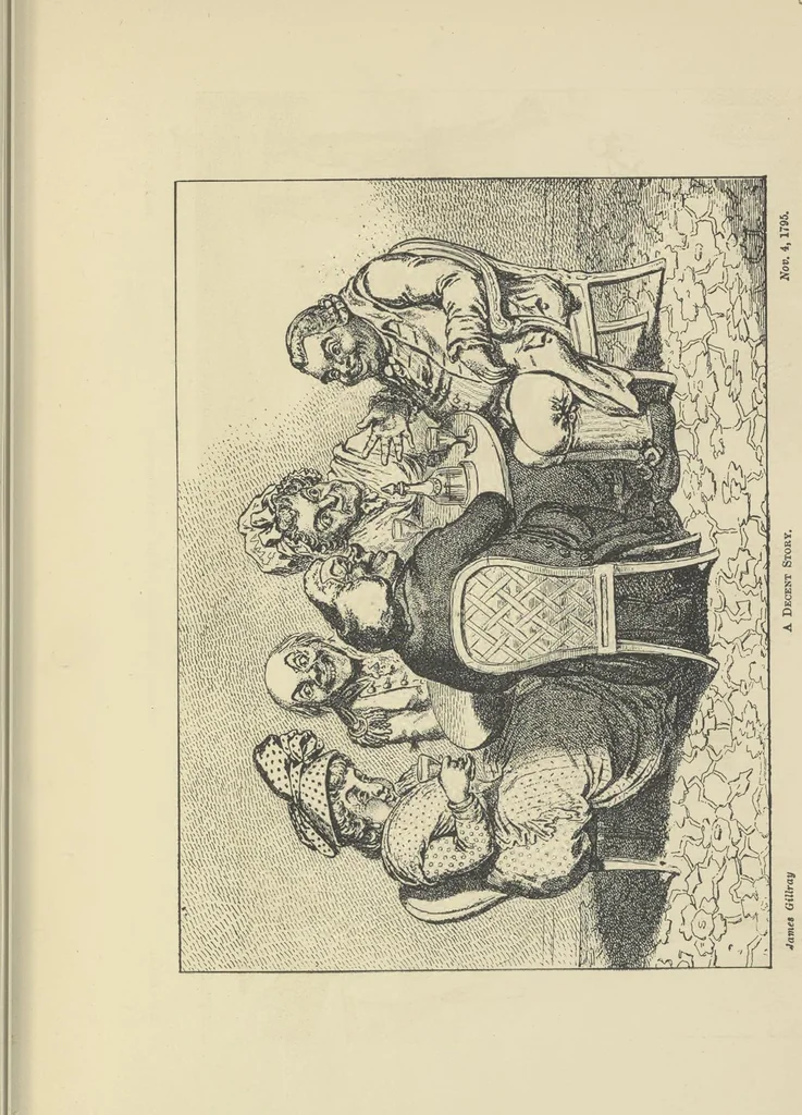 An illustration from James Gillray / / by Harry Thornber., 1890, leaf 64