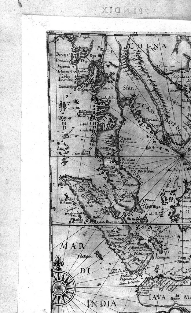 An illustration from Appendix dess eilfften Theils Americae, das ist: Warhafftige Beschreibung der wunderbahren Schifffahrt : so Georgius von Spielbergen ... durch die Magellanische Strasse, vnd in der Suder See, vom Iahr 1614 biss in das 1618. Iahr verrichtet, 1620, leaf 3