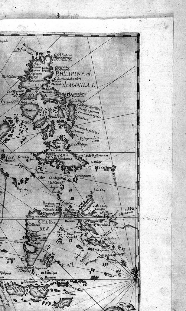 An illustration from Appendix dess eilfften Theils Americae, das ist: Warhafftige Beschreibung der wunderbahren Schifffahrt : so Georgius von Spielbergen ... durch die Magellanische Strasse, vnd in der Suder See, vom Iahr 1614 biss in das 1618. Iahr verrichtet, 1620, leaf 4