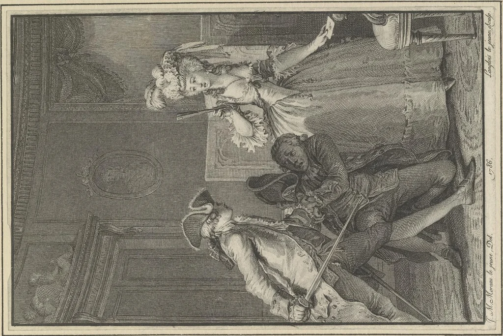 An illustration from Eighteenth century French vignettes and illustrations, 1900, leaf 102
