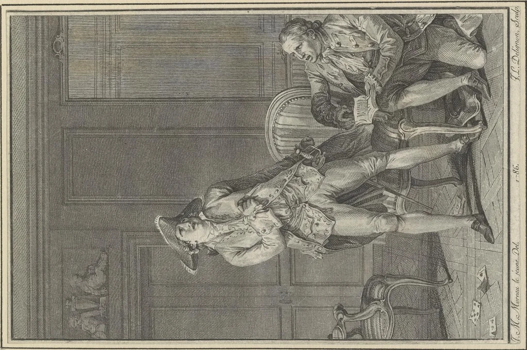 An illustration from Eighteenth century French vignettes and illustrations, 1900, leaf 102