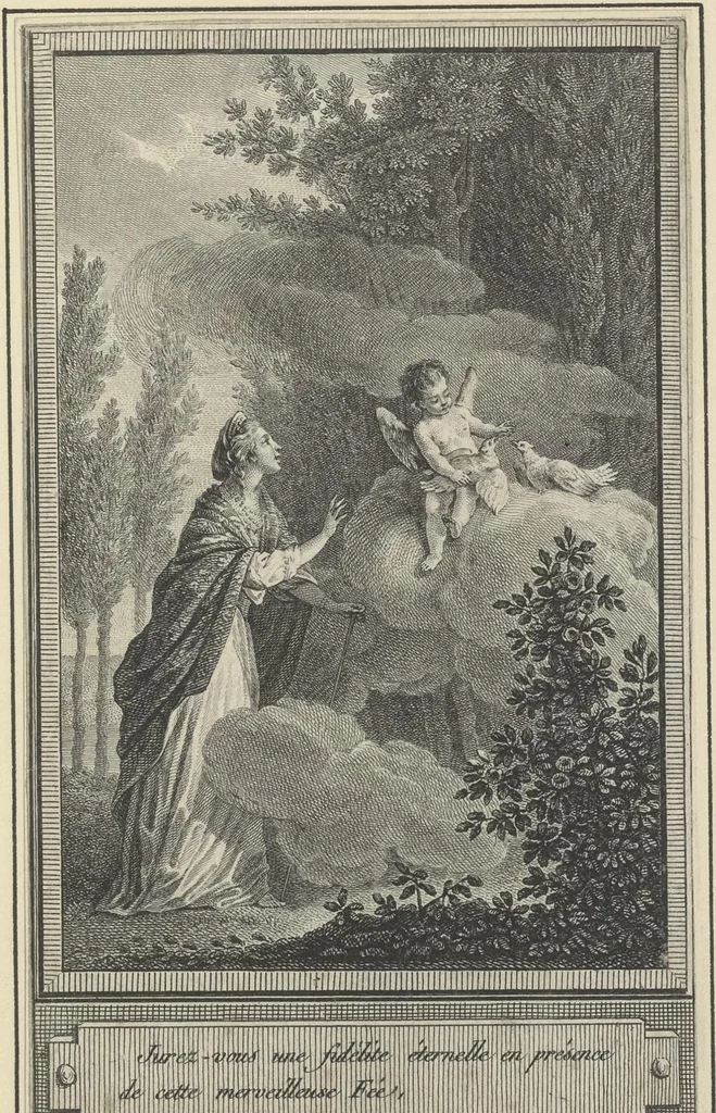 An illustration from Eighteenth century French vignettes and illustrations, 1900, leaf 104