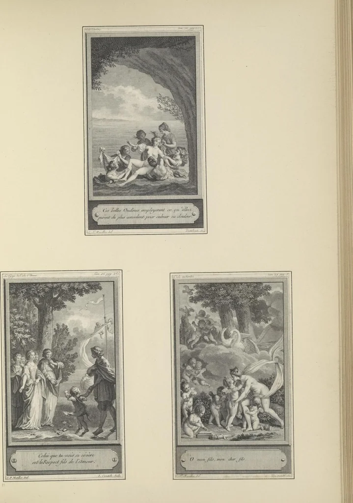 An illustration from Eighteenth century French vignettes and illustrations, 1900, leaf 108