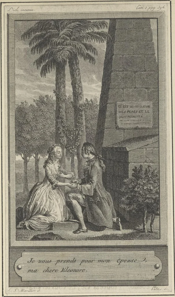 An illustration from Eighteenth century French vignettes and illustrations, 1900, leaf 110