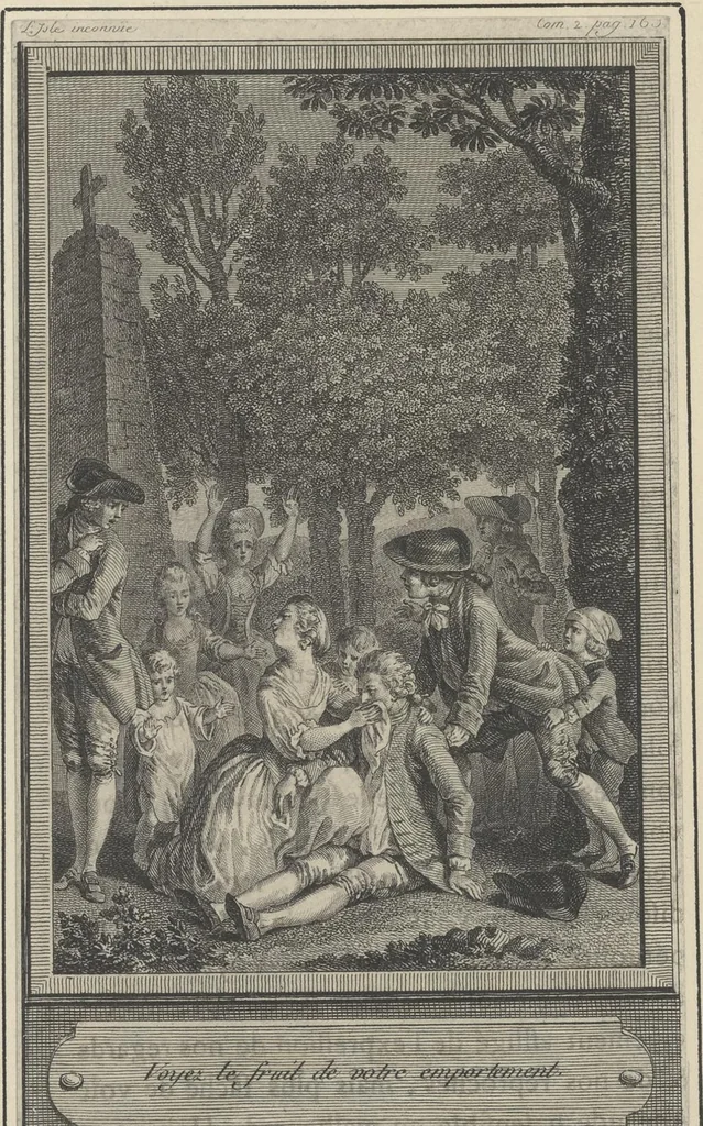 An illustration from Eighteenth century French vignettes and illustrations, 1900, leaf 110