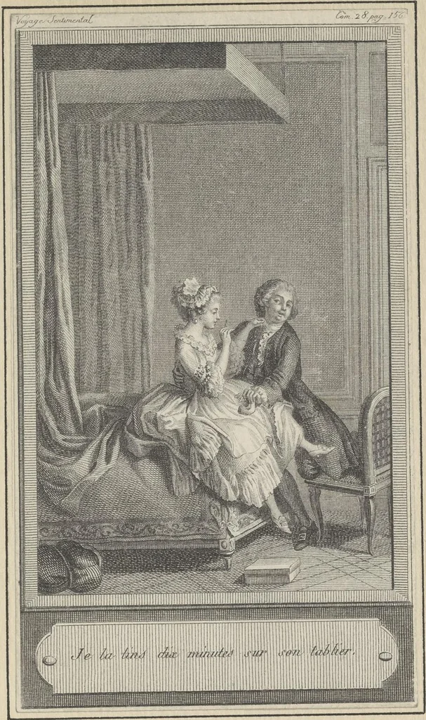 An illustration from Eighteenth century French vignettes and illustrations, 1900, leaf 112