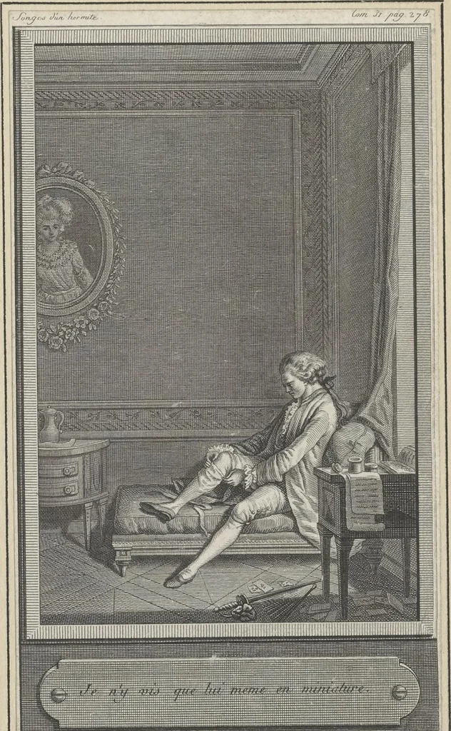 An illustration from Eighteenth century French vignettes and illustrations, 1900, leaf 112