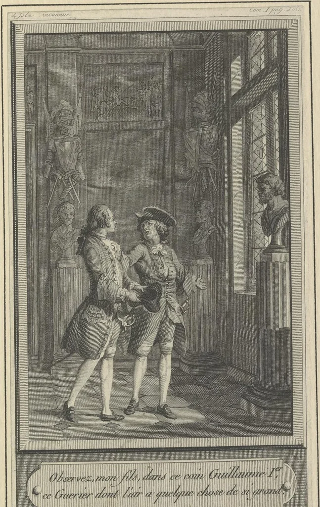 An illustration from Eighteenth century French vignettes and illustrations, 1900, leaf 112