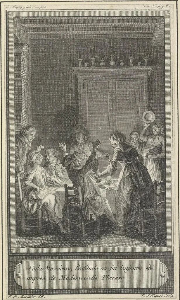 An illustration from Eighteenth century French vignettes and illustrations, 1900, leaf 116