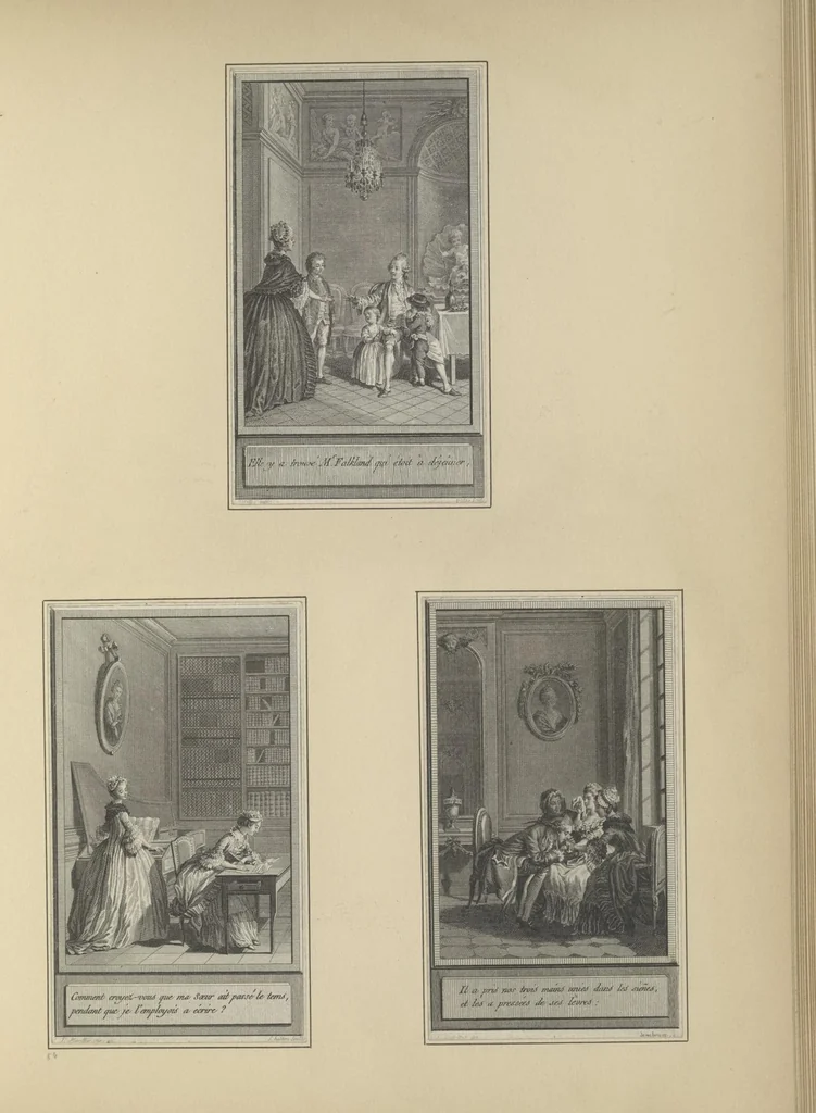 An illustration from Eighteenth century French vignettes and illustrations, 1900, leaf 118