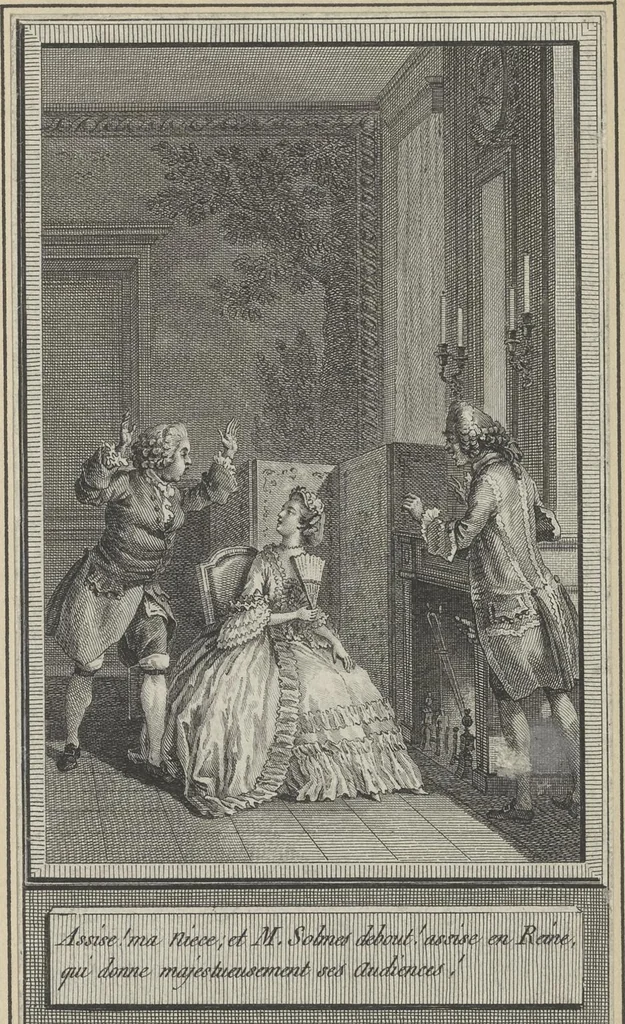 An illustration from Eighteenth century French vignettes and illustrations, 1900, leaf 122