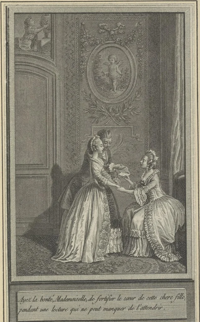 An illustration from Eighteenth century French vignettes and illustrations, 1900, leaf 122