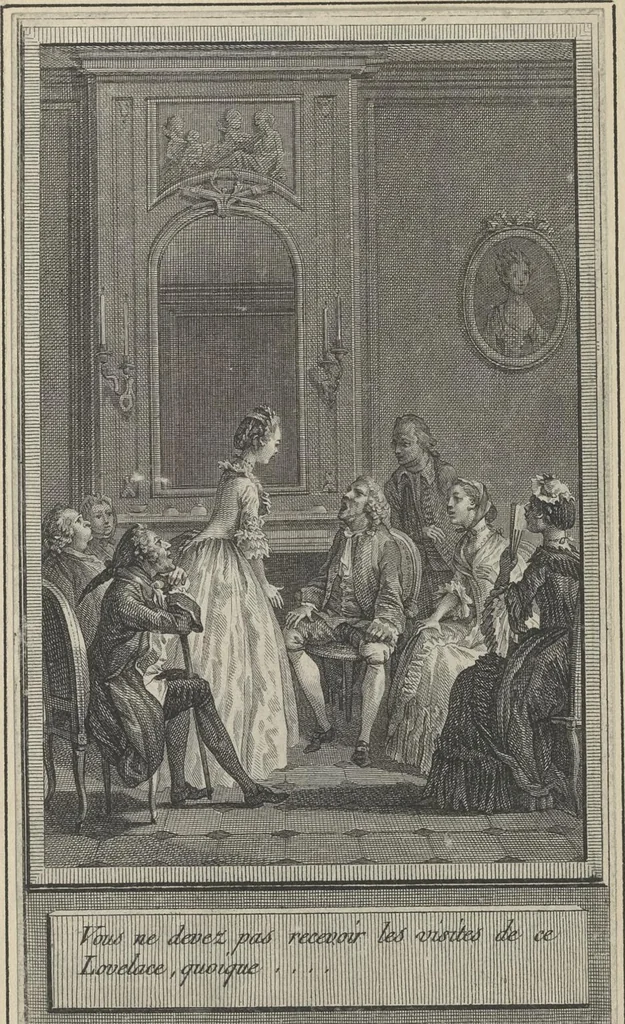 An illustration from Eighteenth century French vignettes and illustrations, 1900, leaf 124