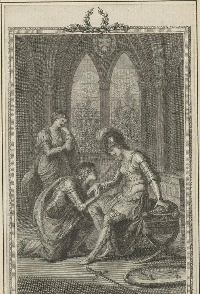 An illustration from Eighteenth century French vignettes and illustrations, 1900, leaf 128