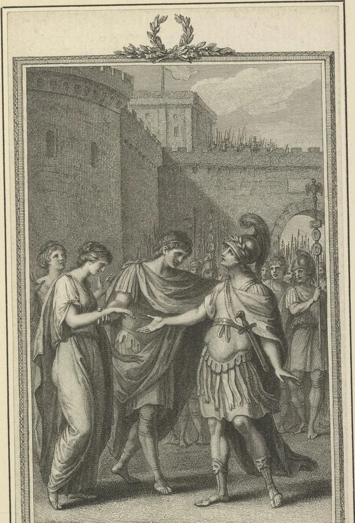 An illustration from Eighteenth century French vignettes and illustrations, 1900, leaf 128