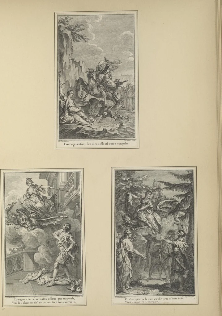 An illustration from Eighteenth century French vignettes and illustrations, 1900, leaf 130