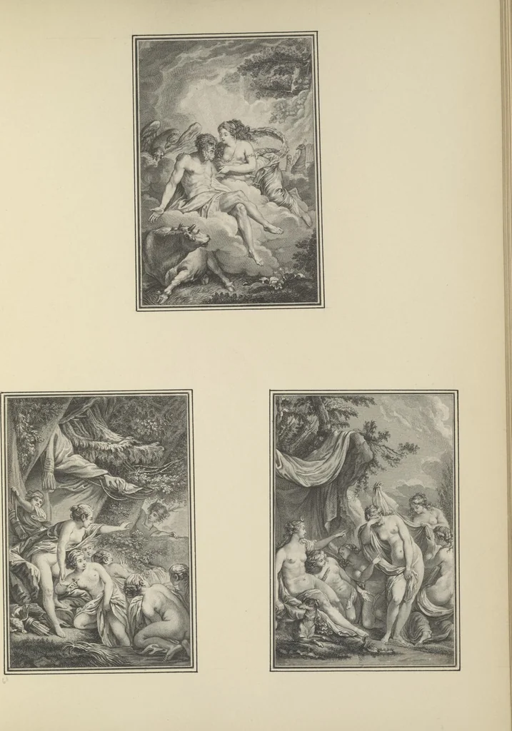 An illustration from Eighteenth century French vignettes and illustrations, 1900, leaf 132