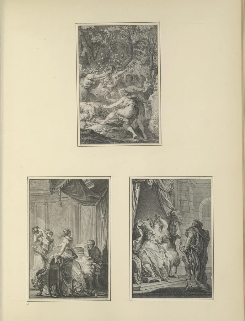 An illustration from Eighteenth century French vignettes and illustrations, 1900, leaf 136