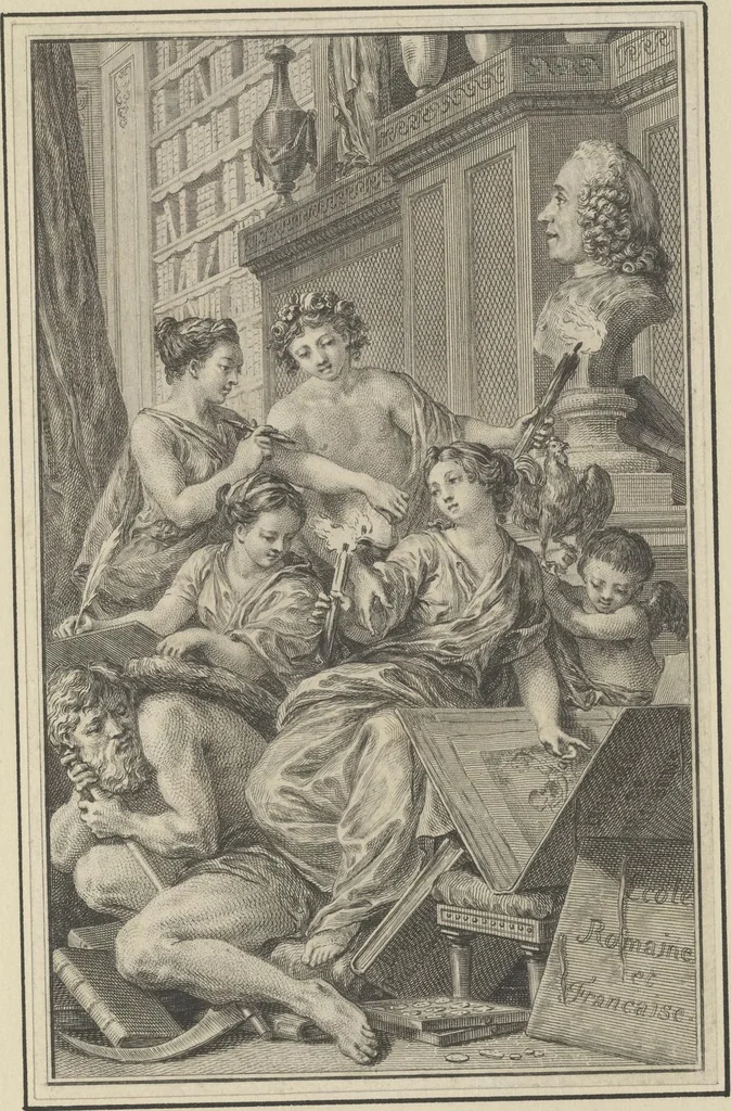 An illustration from Eighteenth century French vignettes and illustrations, 1900, leaf 14
