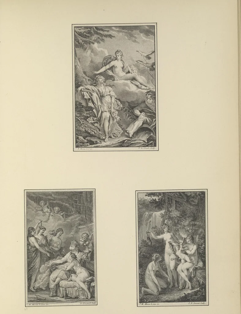 An illustration from Eighteenth century French vignettes and illustrations, 1900, leaf 140