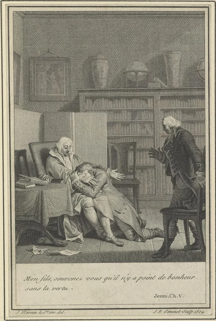 An illustration from Eighteenth century French vignettes and illustrations, 1900, leaf 154