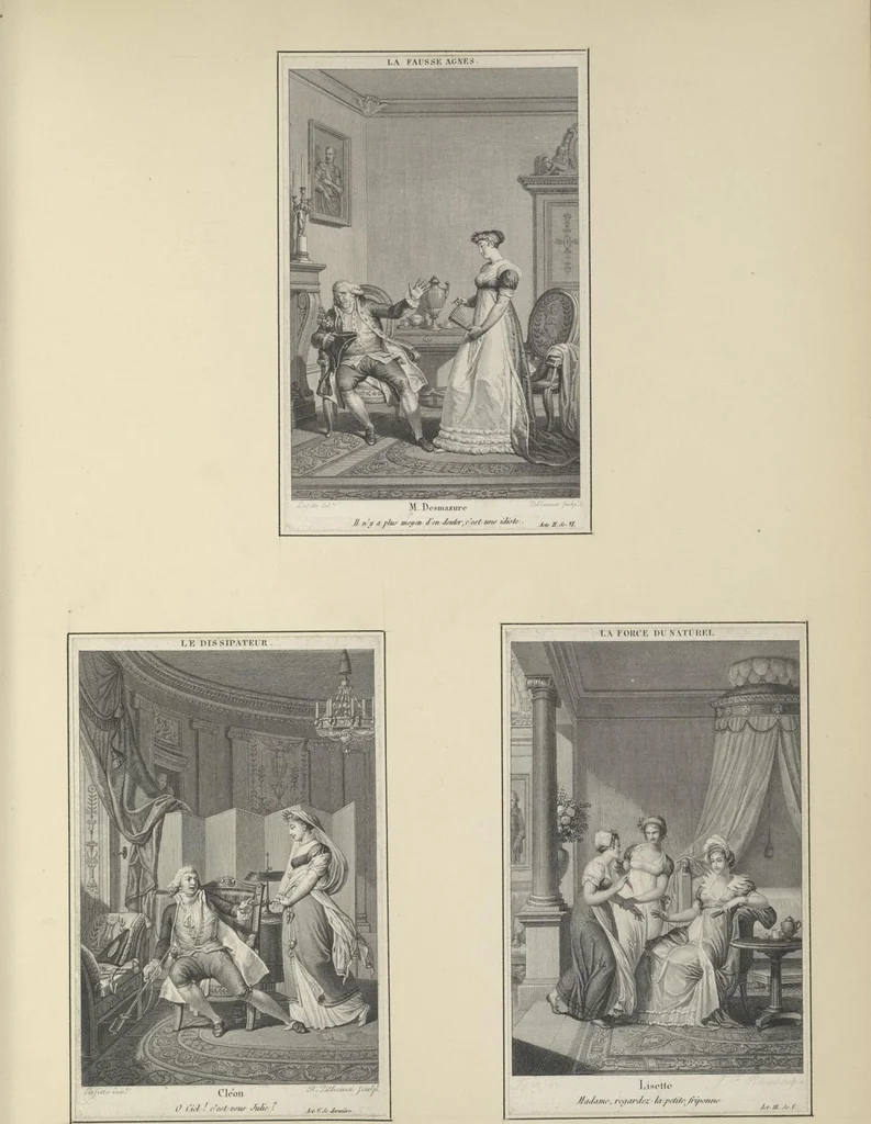 An illustration from Eighteenth century French vignettes and illustrations, 1900, leaf 156