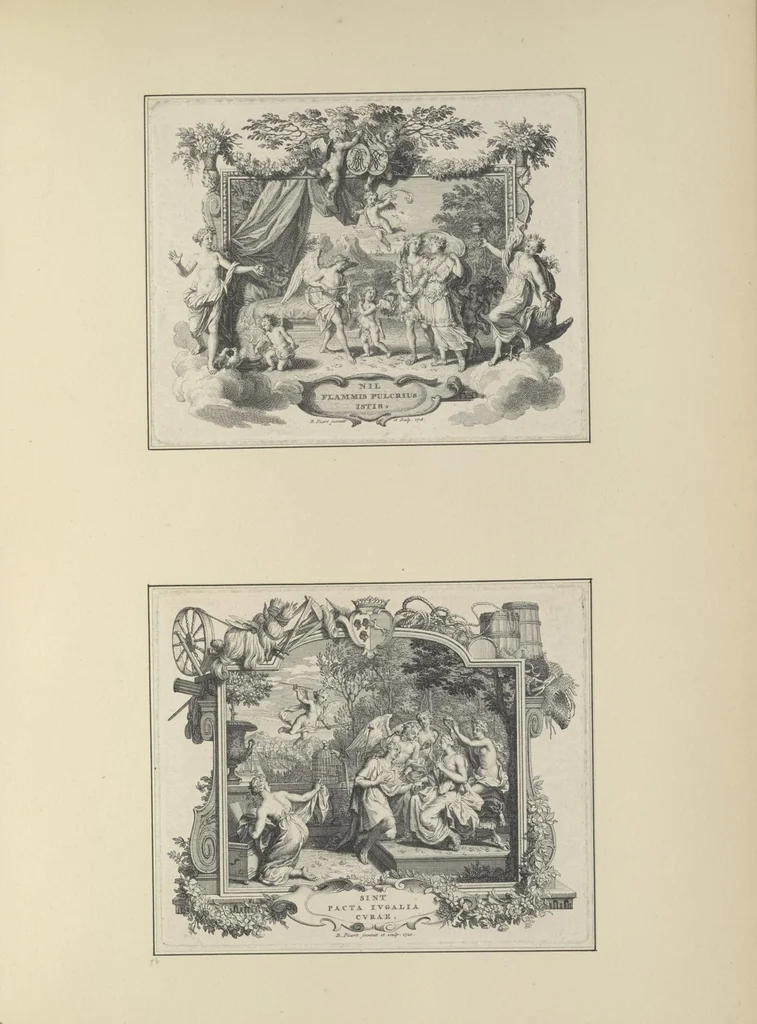 An illustration from Eighteenth century French vignettes and illustrations, 1900, leaf 158