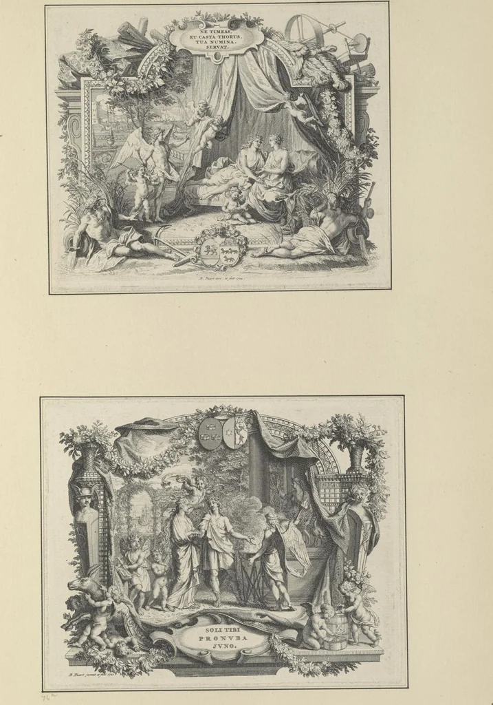 An illustration from Eighteenth century French vignettes and illustrations, 1900, leaf 160