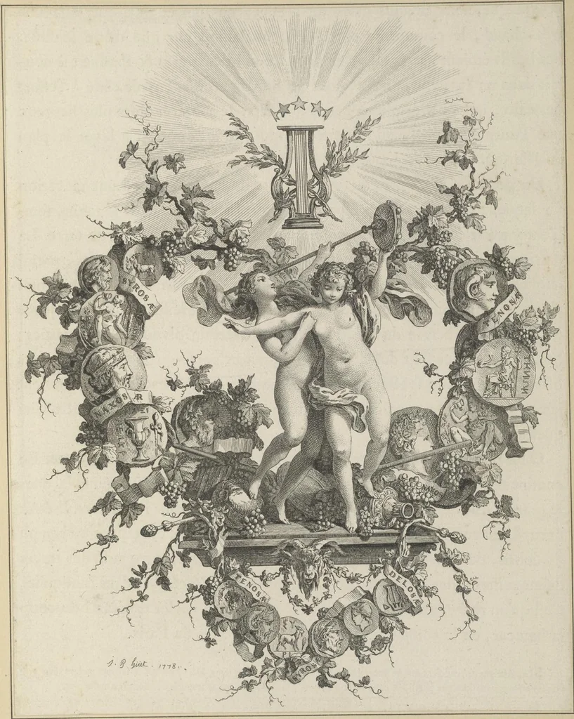 An illustration from Eighteenth century French vignettes and illustrations, 1900, leaf 172