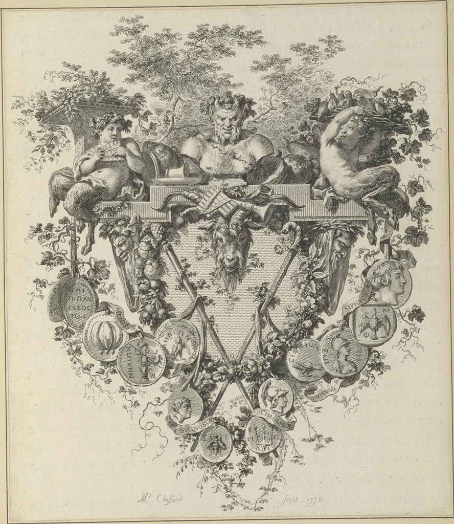 An illustration from Eighteenth century French vignettes and illustrations, 1900, leaf 176